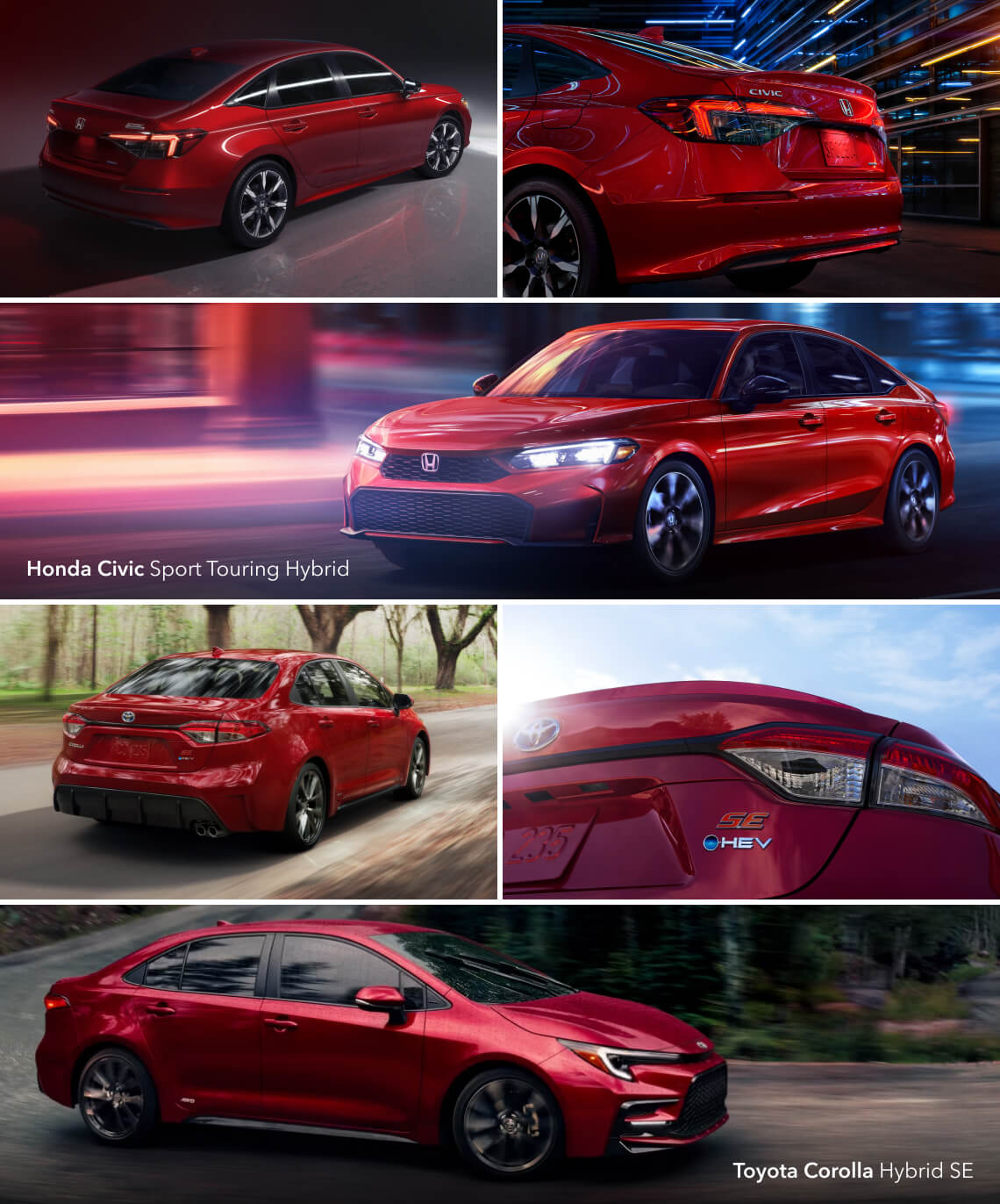 Corolla vs. Civic Specs & Features