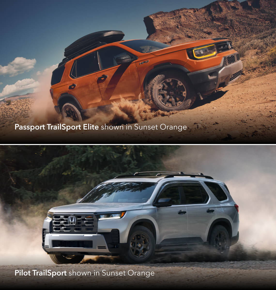 2026 Honda Passport vs. Honda Pilot Specs