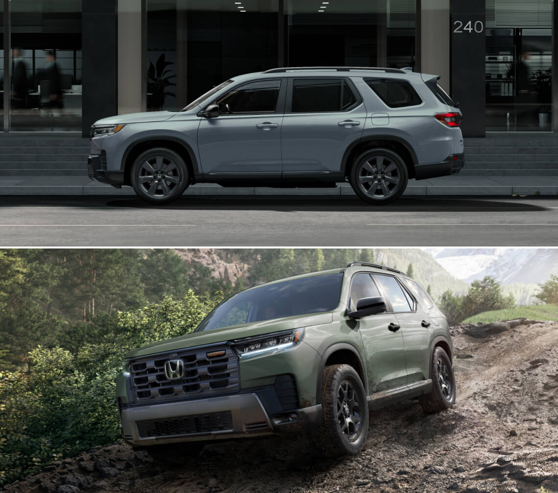 2026 Honda Passport vs. Pilot Trim Levels