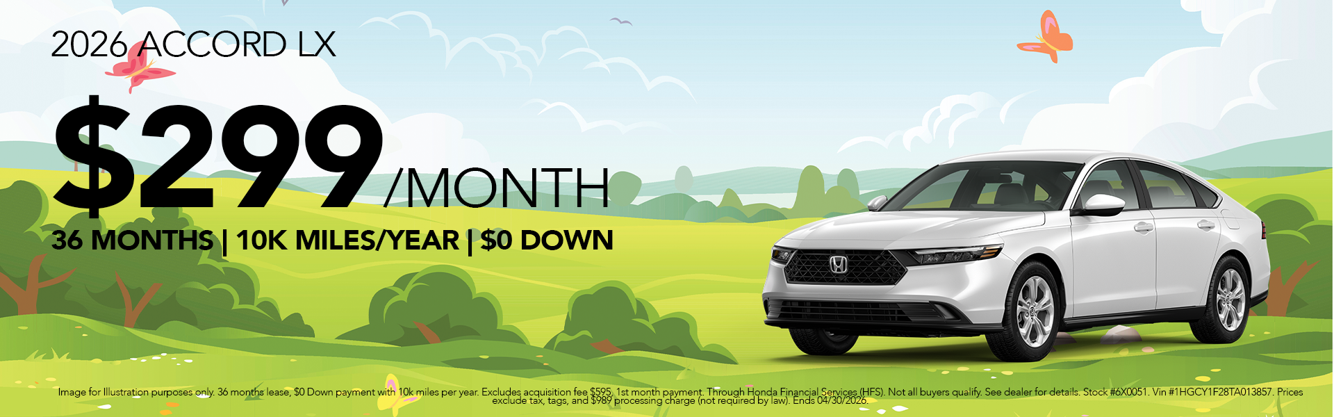 New 2026 Accord LX 
