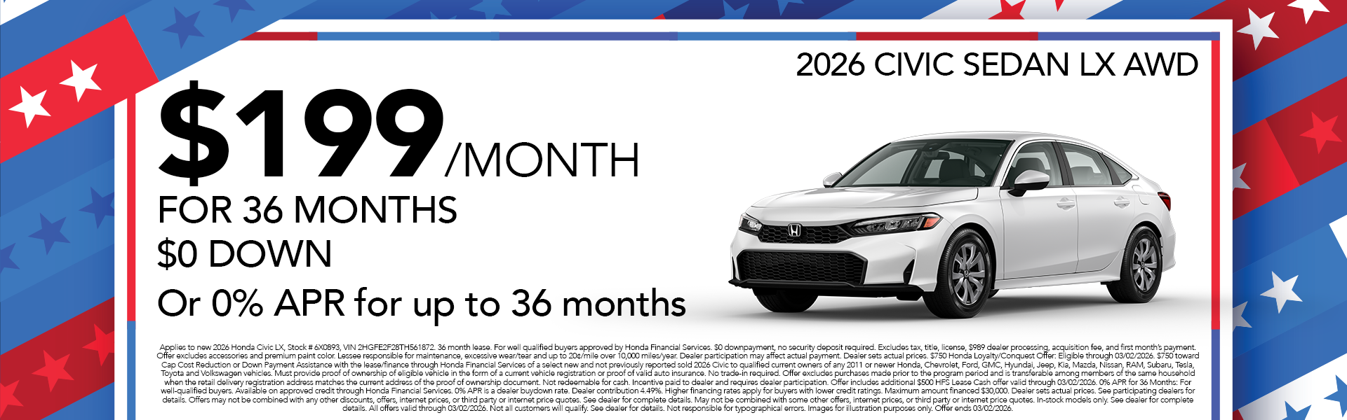 New 2026 Civic Sedan