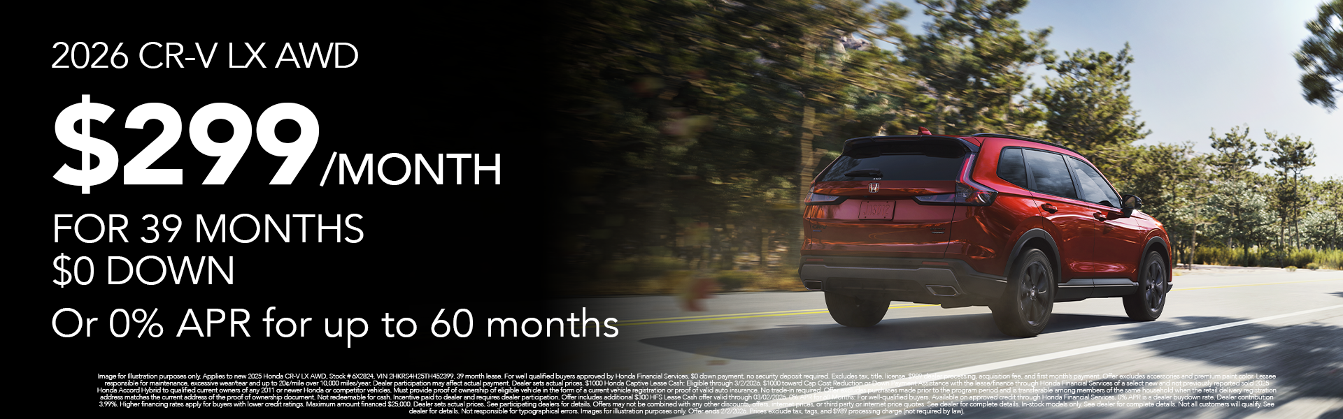 New 2026 CR-V LX AWD