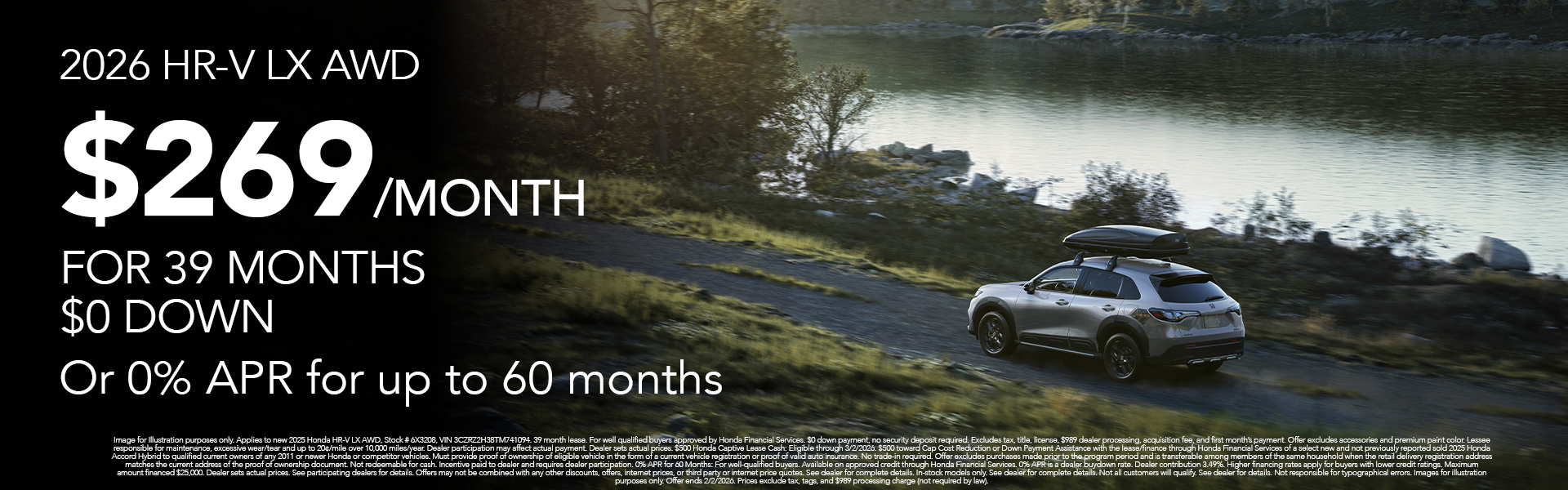 New 2026 HR-V LX AWD