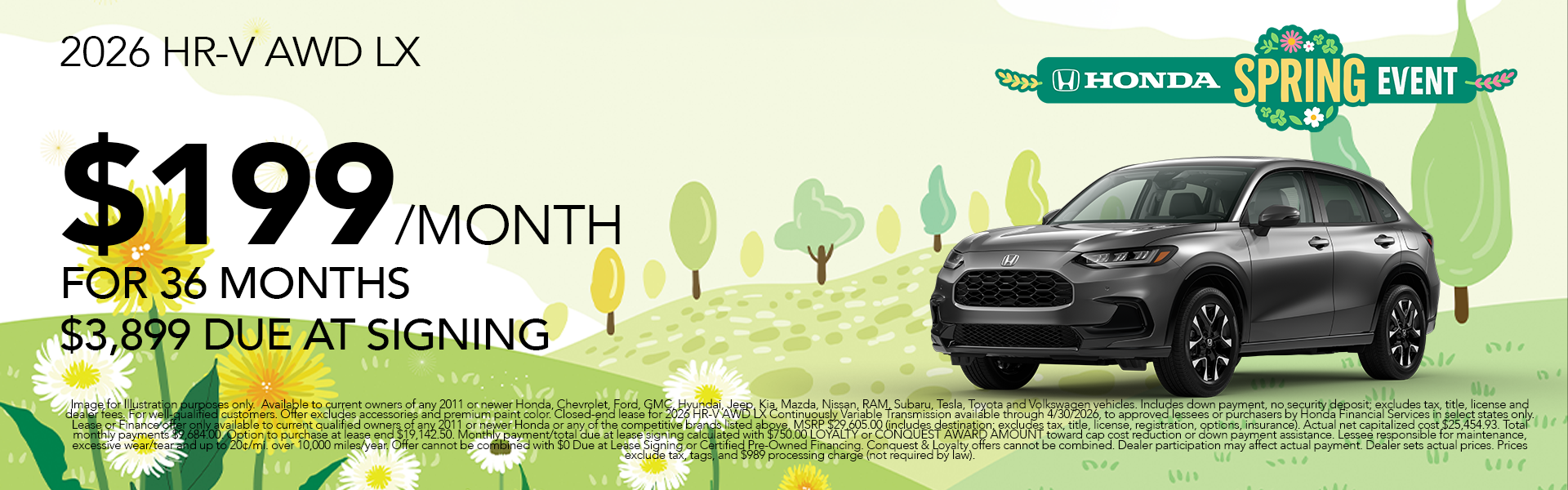 New 2026 HR-V LX