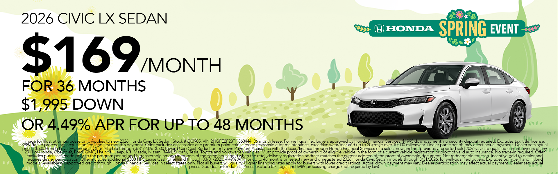 New 2026 Civic LX Sedan