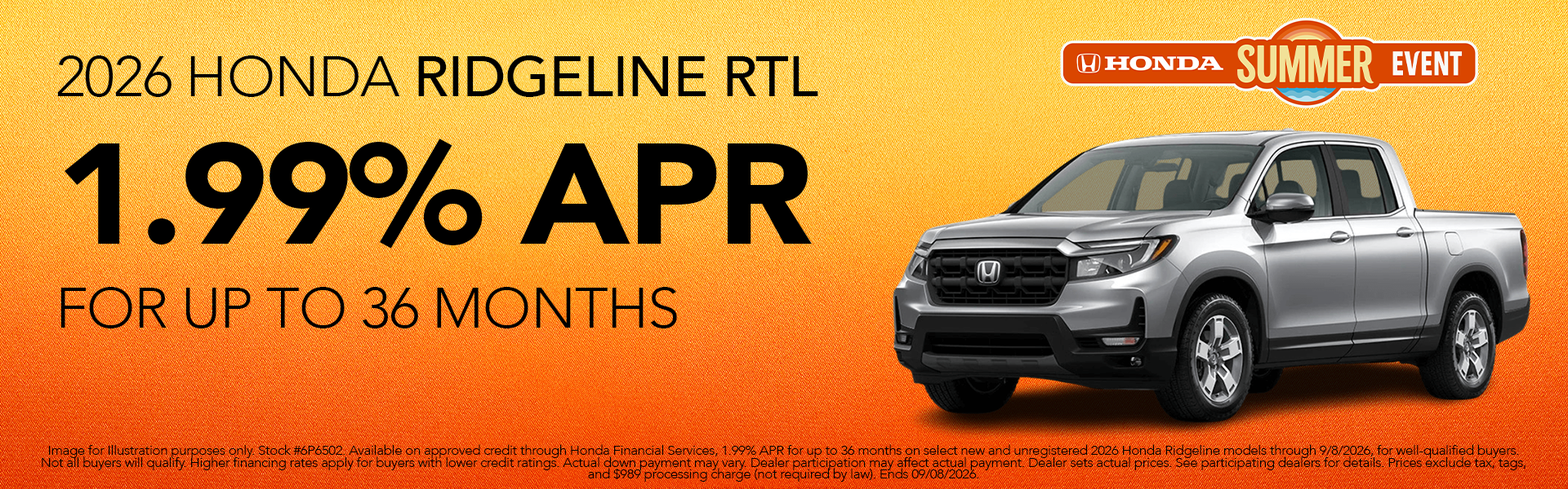 New 2026 Ridgeline 