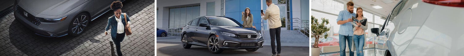 Multiple customers researching and buying vehicles